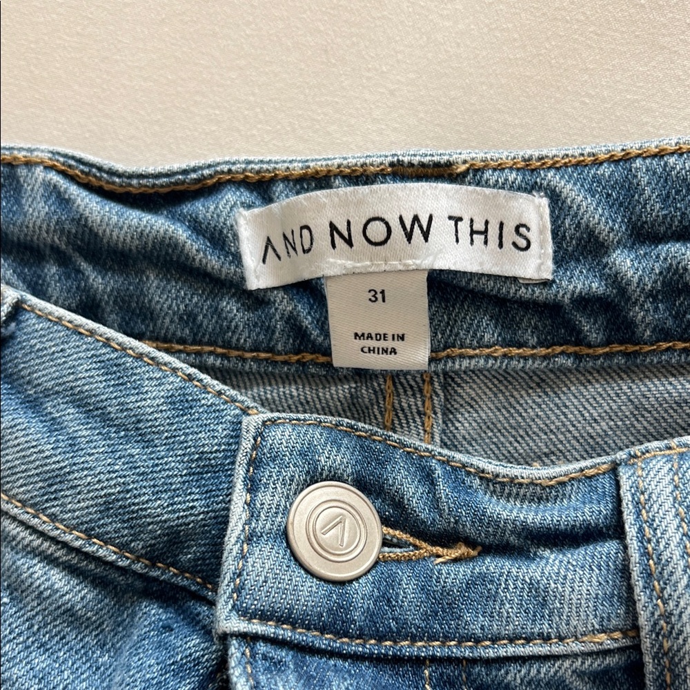 And Now Women's High Rise Blue Jeans - Picture 4 of 5